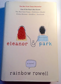 The cover of Eleanor and Park uses simple artwork to illustrate the characters.