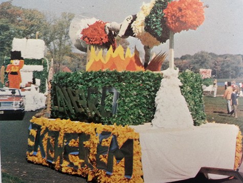 Another elaborate float from 1972. Picture courtesy of Pinnacle, Glenbard West's yearbook.