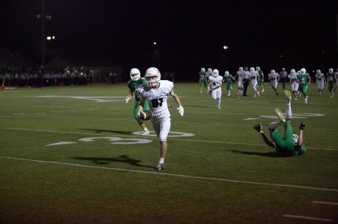 Junior Ben Reifel blows by defender to catch his first TD pass.