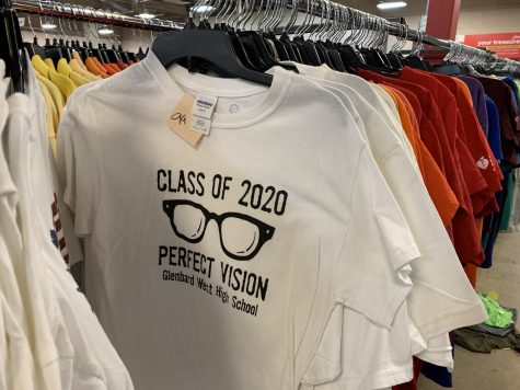 A Glenbard West Class of 2020 T-shirt can be found at a Glendale Heights Salvation Army.  