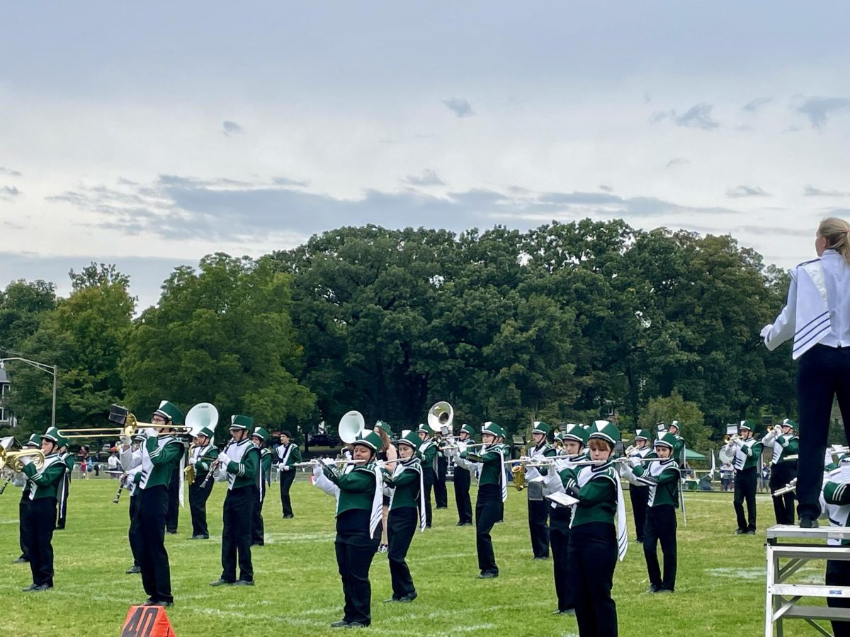 West’s marching band performs a compilation of Green Day.