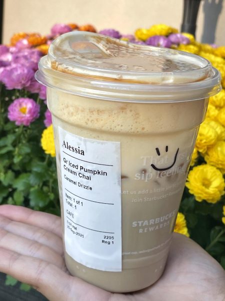 The Pumpkin Cream Chai from Starbucks