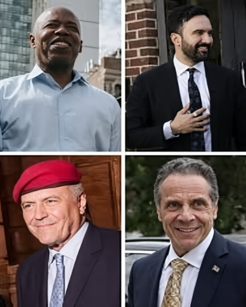 Graphic created by Grace Ramsey using images of the candidates.