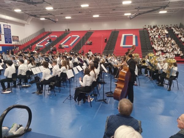 District Orchestra Performing at a local music festival.